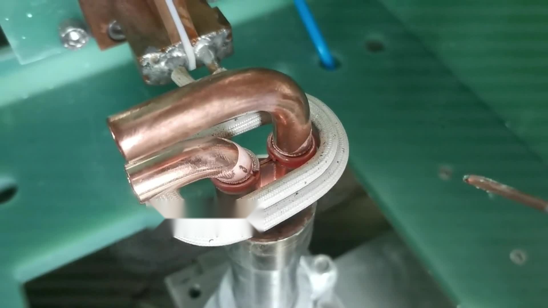 高频钎焊机 分流器铜接头焊接