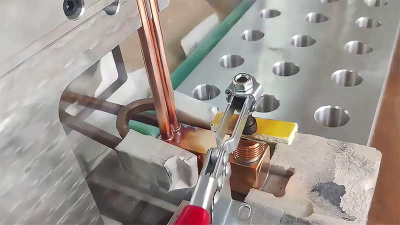 这款气体保护焊接铜件铜管设备，使用手持高频焊机，焊接效果怎么样