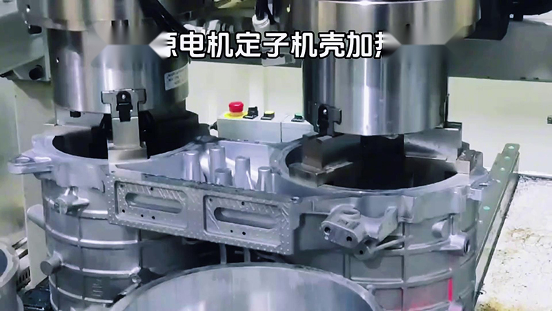 新能源电机壳加热定子热装的自动化感应加热设备