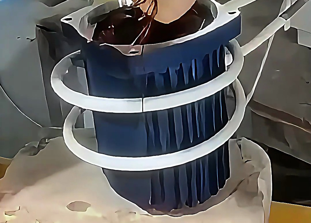 电机壳热装配全过程揭秘，原来加热方式都用上了高频加热机