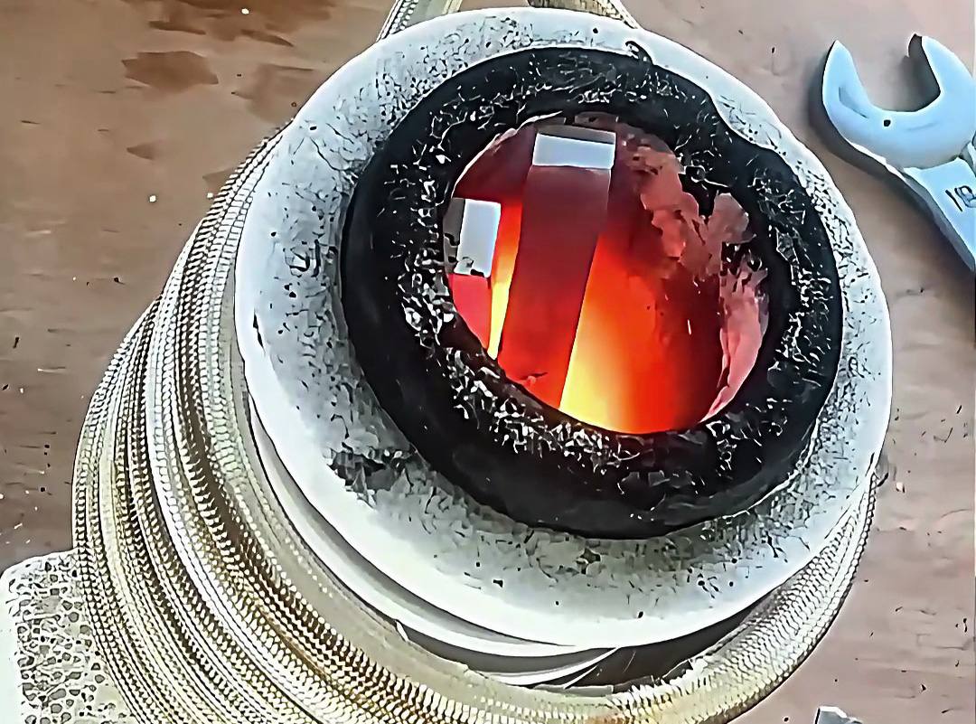 粉丝寄来铝钛粘连样品?海瑞拓熔炼炉分离实测(图1) 粉丝寄来铝钛粘连样品?海瑞拓熔炼炉分离实测(图1)