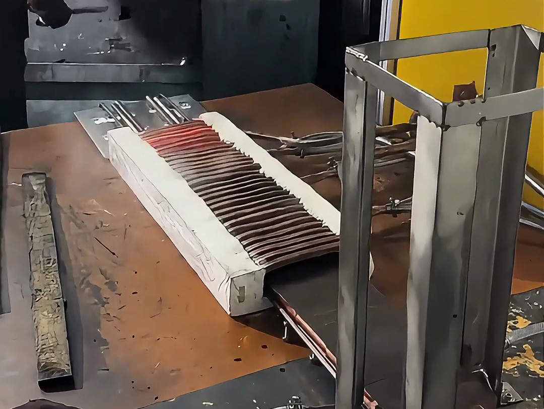 铜板加热冲压成型，选海拓定制中频感应加热设备