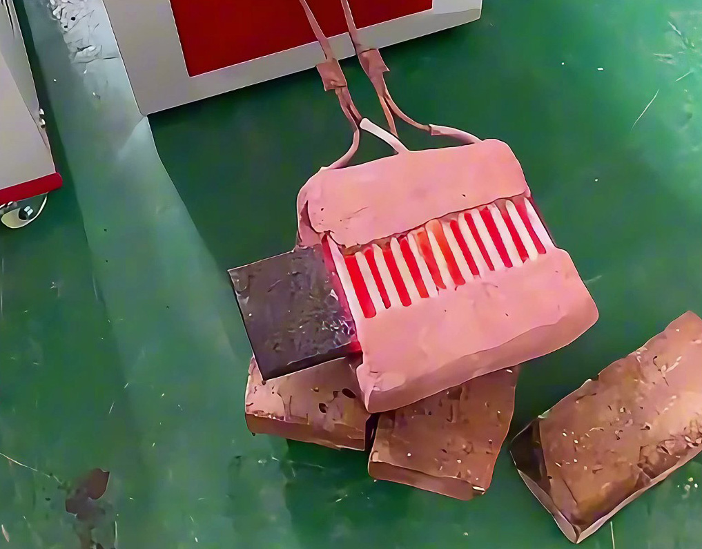 48秒达标!海瑞拓45KW中频感应加热机,80×15mm钢板局部锻打加热精准搞定(图1) 48秒达标!海瑞拓45KW中频感应加热机,80×15mm钢板局部锻打加热精准搞定(图1)