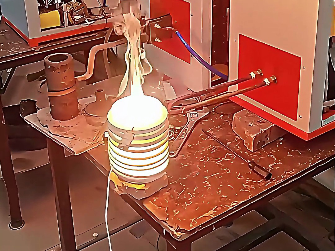 20KW中频熔炼炉 5公斤熔炼时间为1-15分钟