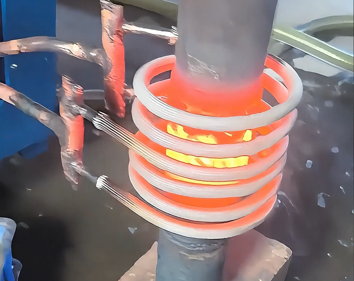 超音频感应加热设备双模式对比！横放均匀，竖放更集中！