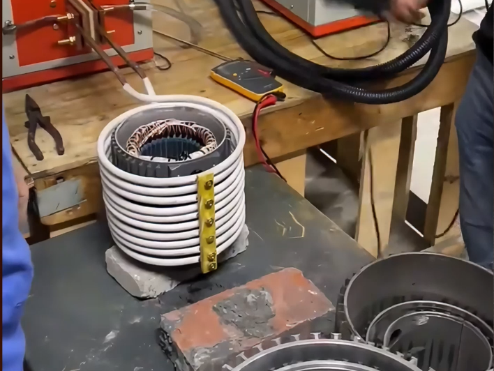 一款设备搞定电机装配难题!感应加热解锁高效装配新方式(图3) 一款设备搞定电机装配难题!感应加热解锁高效装配新方式(图3)